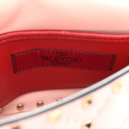 Valentino Garavani Nappa Small Rockstud Spike Shoulder Bag Water Rose 6 of 9