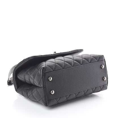 Chanel Caviar Quilted Mini Coco Handle Flap Black 4 of 10