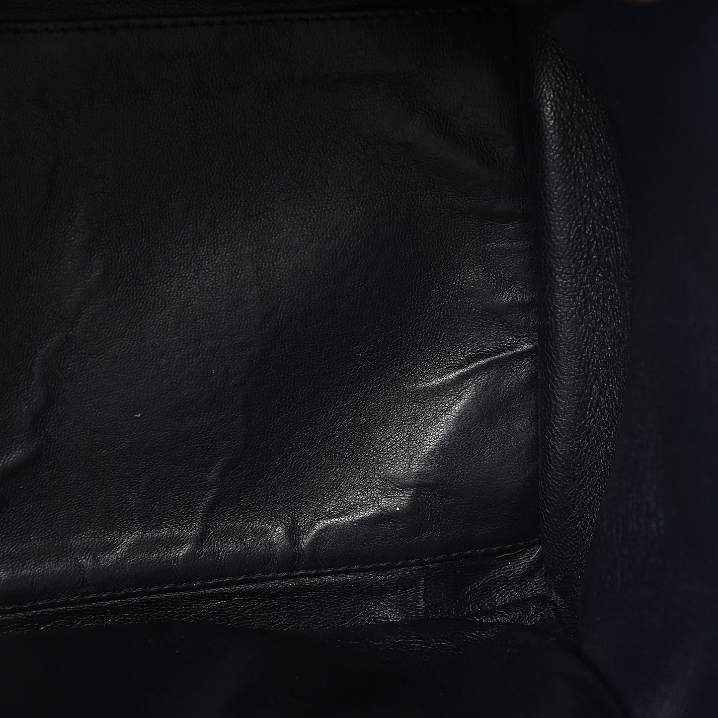Smooth Calfskin Mini Luggage Navy Blue