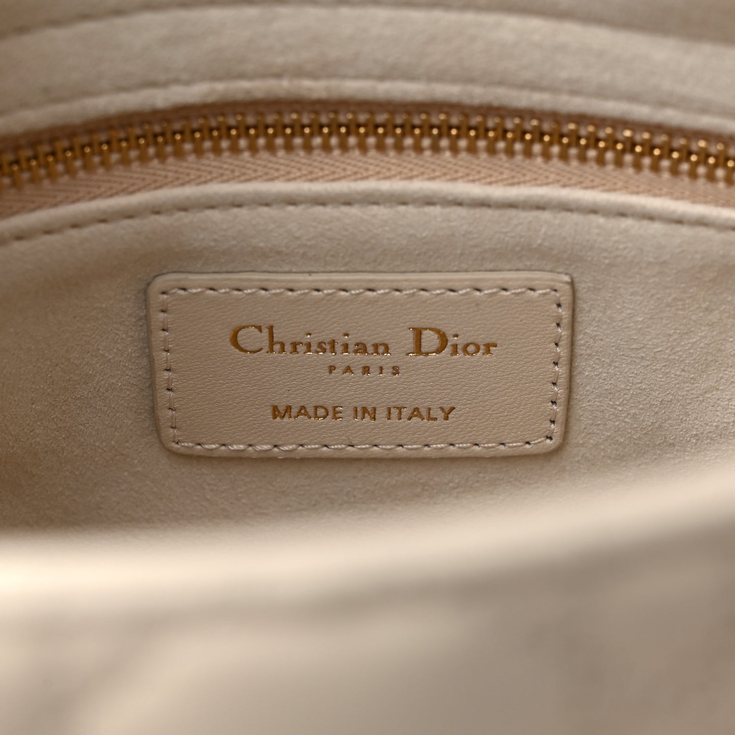 Lambskin Cannage Small My ABC Lady Dior Beige