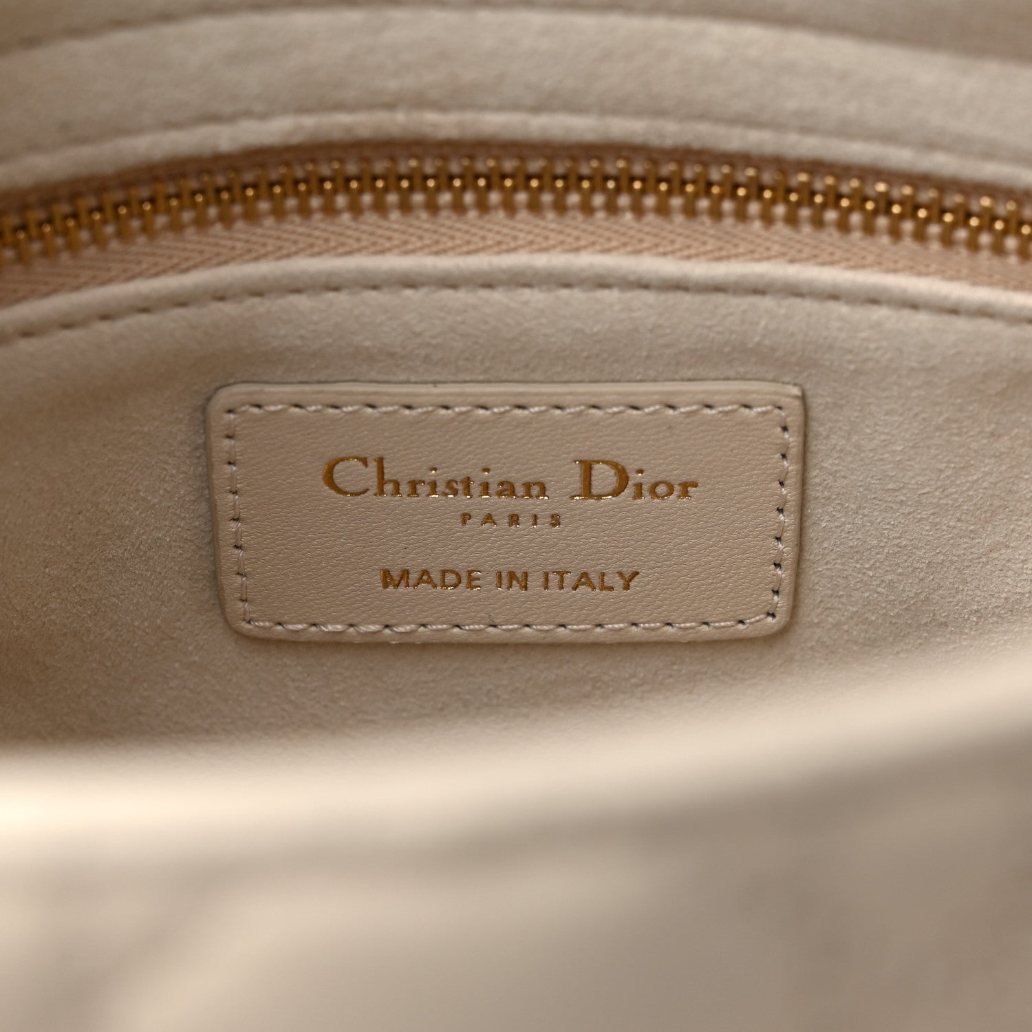 Christian Dior Lambskin Cannage Small My ABC Lady Dior Beige 5 of 8
