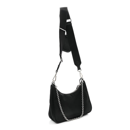 Prada Nylon Re-Edition 2005 Shoulder Bag Black 3 of 12