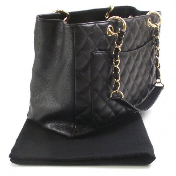 Caviar Grand Shopping Tote GST Black