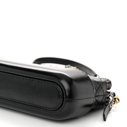 Chanel Aged Calfskin Quilted Small Gabrielle Clutch With Chain Black 11 of 11