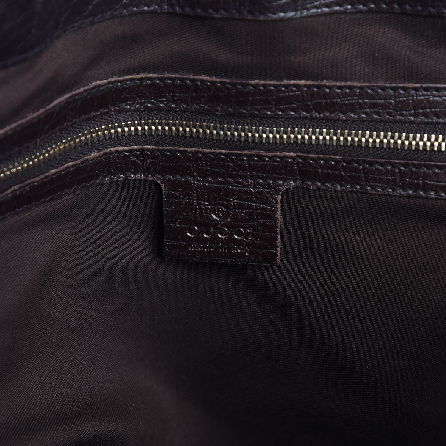 Gucci Monogram Medium Hasler Tote Dark Brown 6 of 24