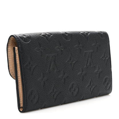 Louis Vuitton Empreinte Emilie Wallet Black Dune 3 of 7