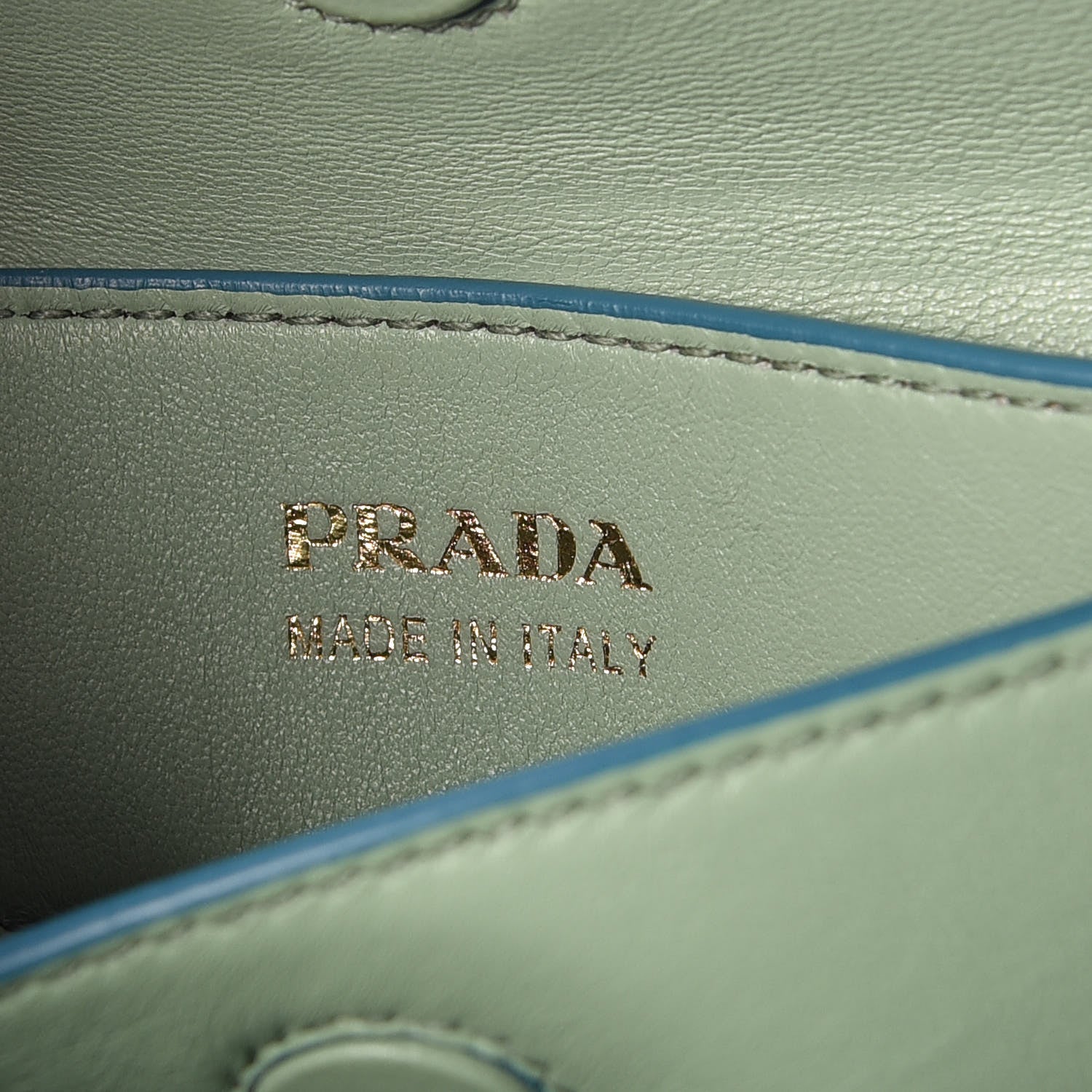 Prada Saffiano Cuir Small Double Bag Turchese Acquamarina 6 of 9
