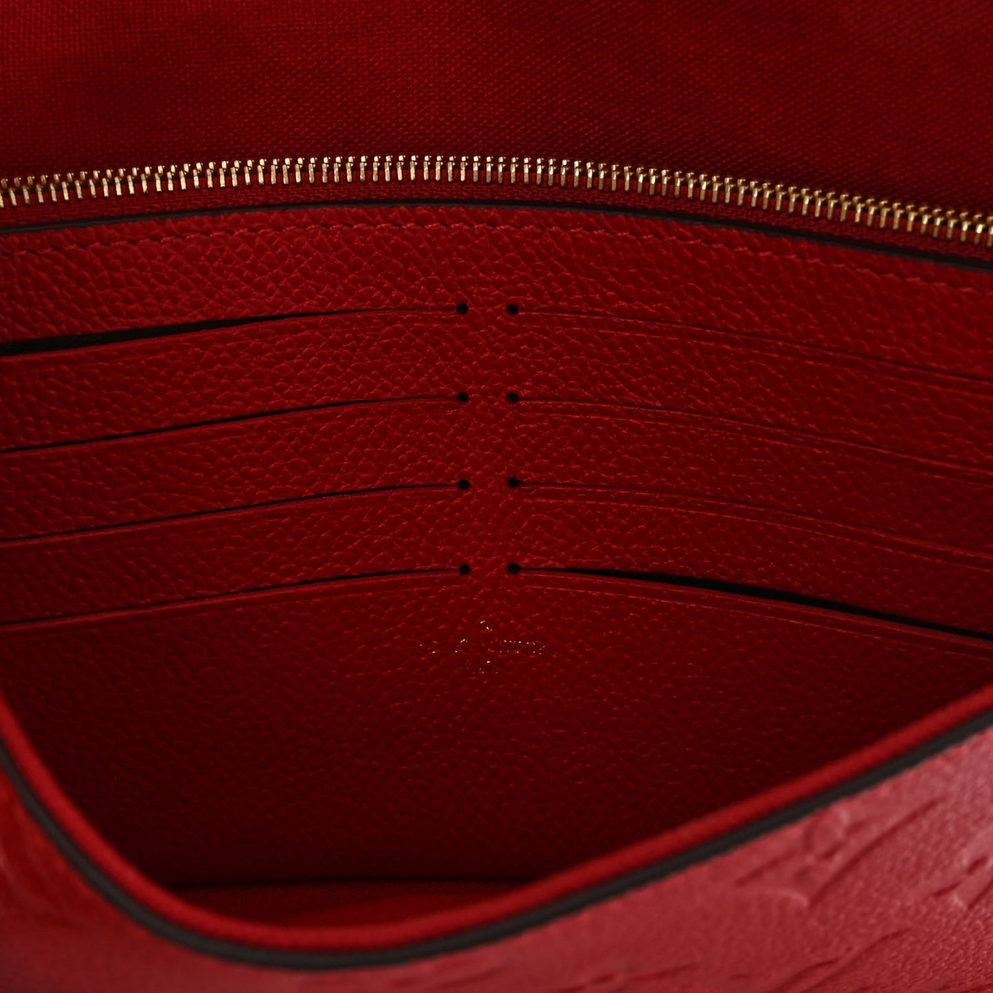 Empreinte Pochette Felicie Chain Wallet Scarlet