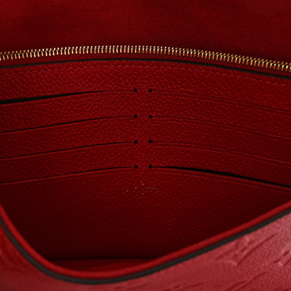 Louis Vuitton Empreinte Pochette Felicie Chain Wallet Scarlet 11 of 13