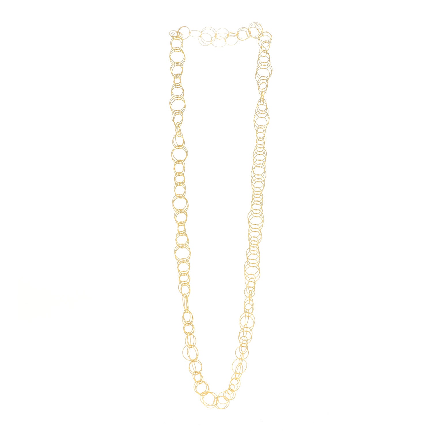 Buccellati 18K Yellow Gold Hawaii Sautoir Necklace 3 of 4