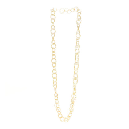Buccellati 18K Yellow Gold Hawaii Sautoir Necklace 3 of 4
