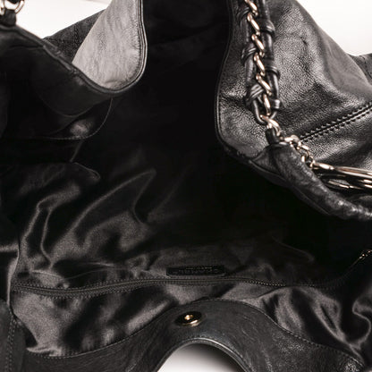 Chanel Distressed Caviar XL Coco Cabas Black 6 of 8
