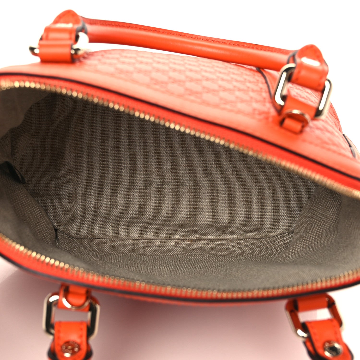 Gucci Microguccissima Mini Dome Bag Sun Orange 5 of 9