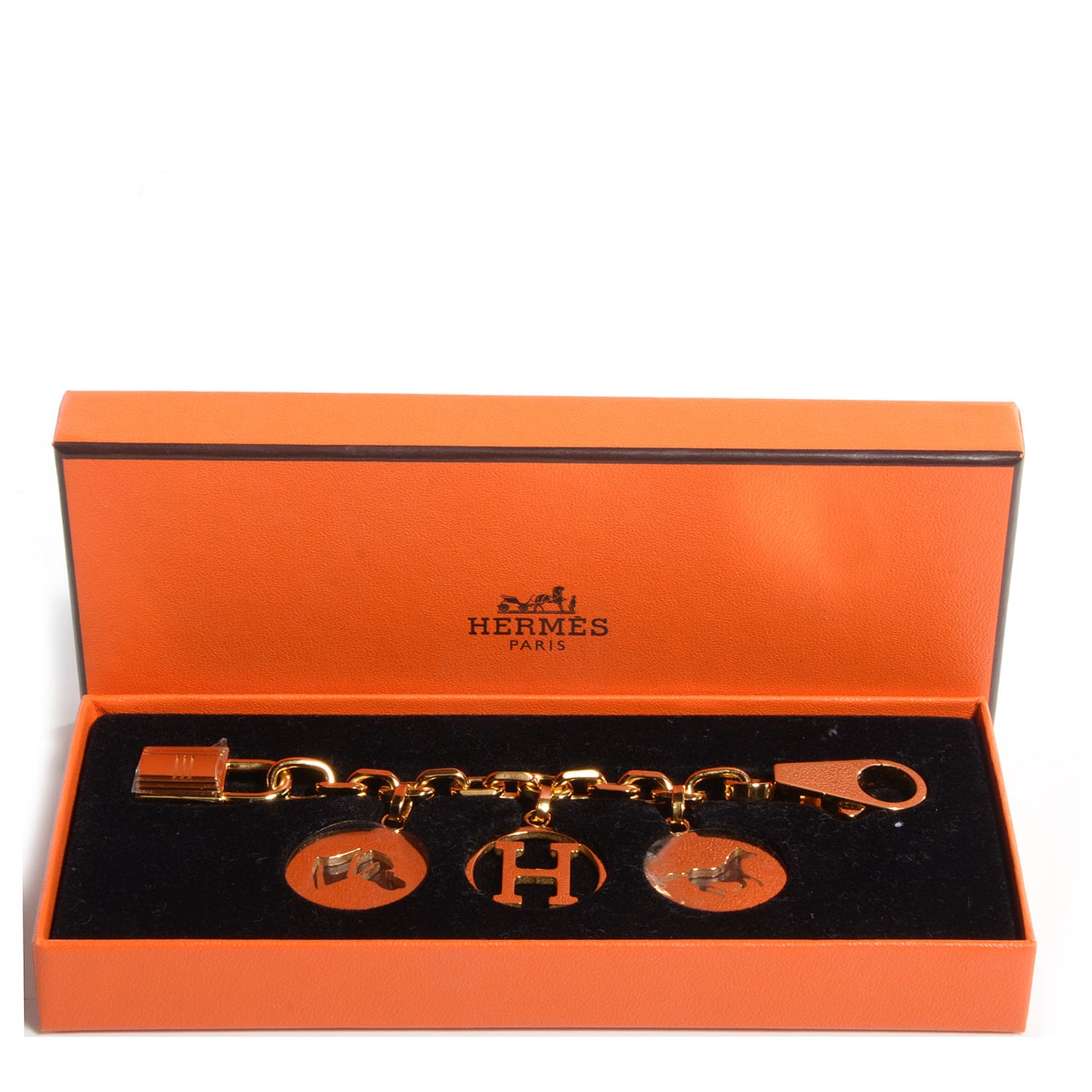 Breloque Bag Charm Gold