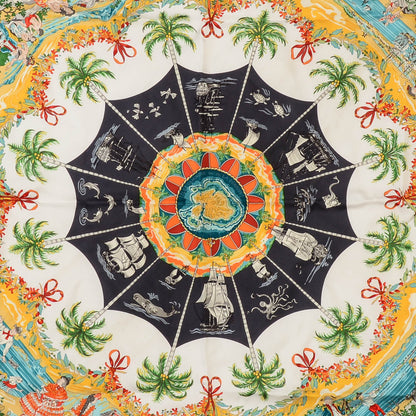 Hermes Silk Per Astra Ad Astra Scarf 90 Black 1 of 4