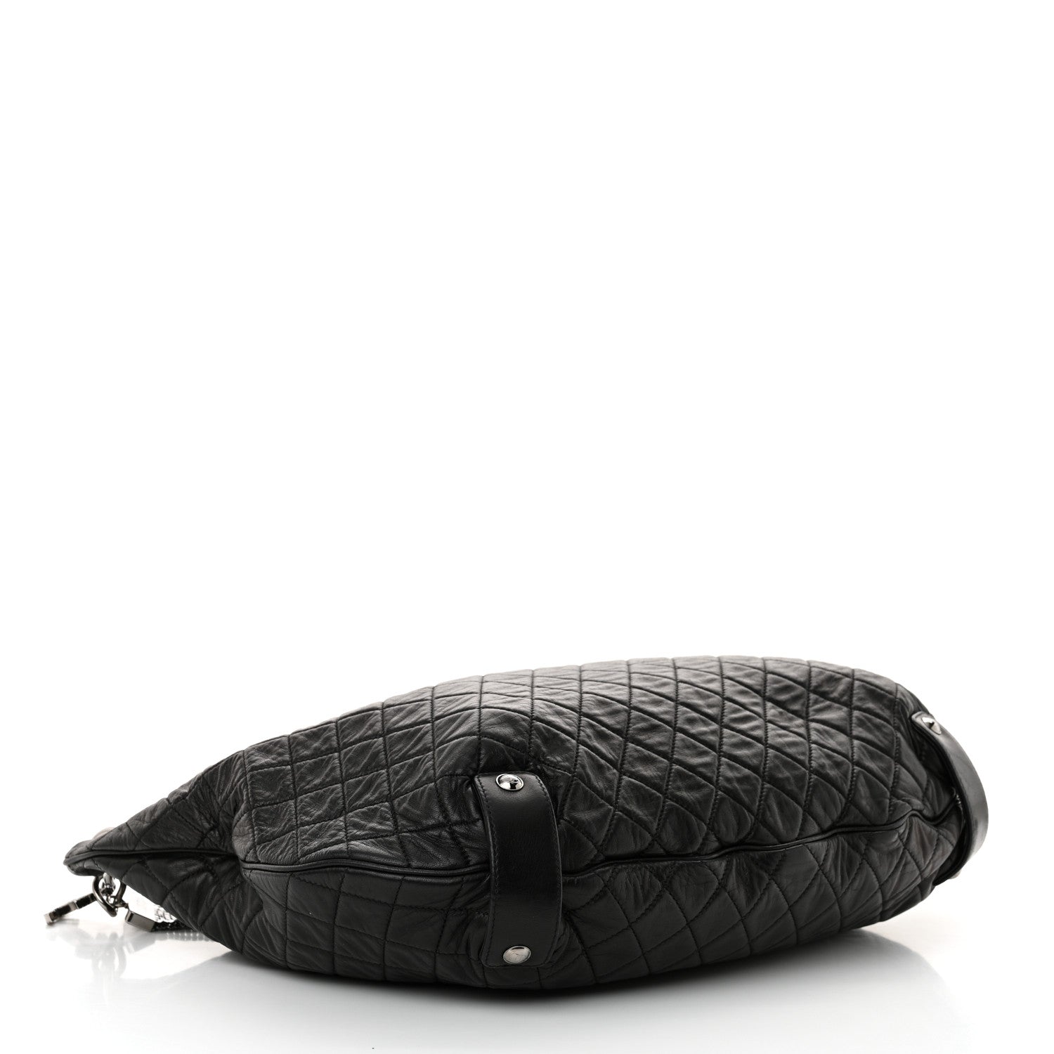Chanel Lambskin Large Chain Mail Hobo Black 4 of 14