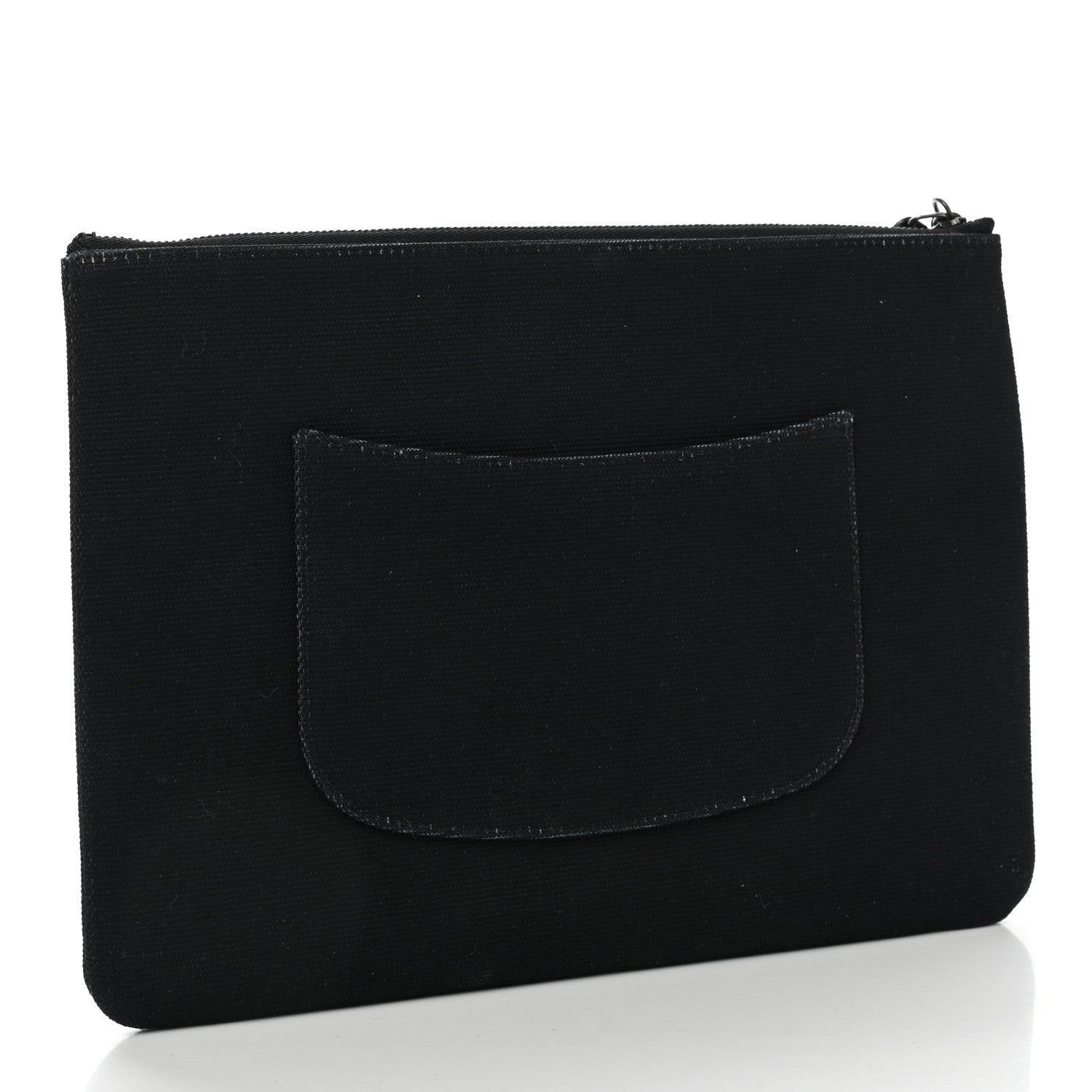 Chanel Canvas La Pausa Cosmetic Case Black 3 of 7
