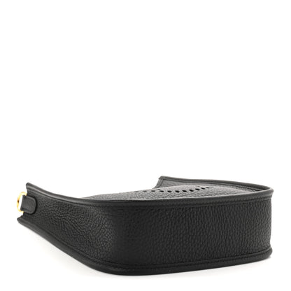 Hermes Taurillon Clemence Evelyne TPM Black 4 of 11
