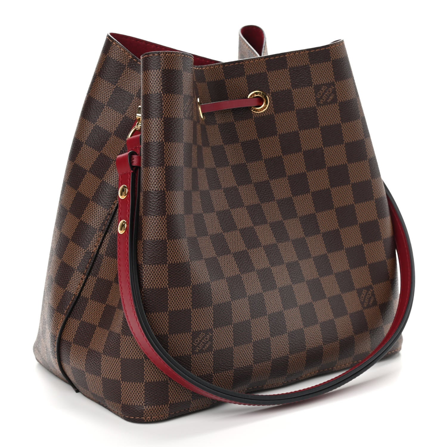 Louis Vuitton Damier Ebene Neonoe MM Cherry Berry 3 of 8