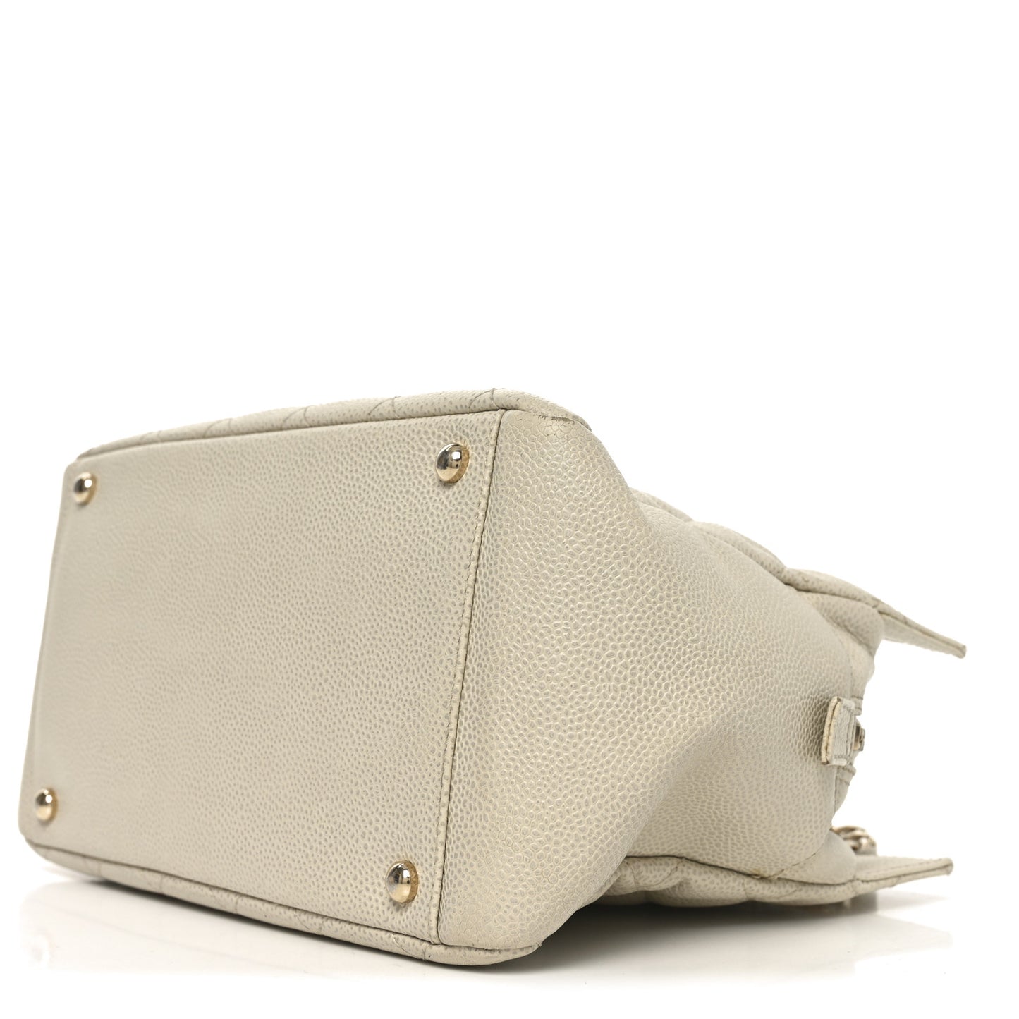 Caviar Quilted Petit Timeless Tote PTT Beige