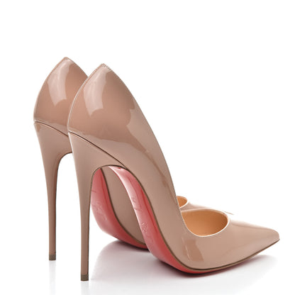 Christian Louboutin Patent So Kate 120 Pumps 39 Nude 4 of 9