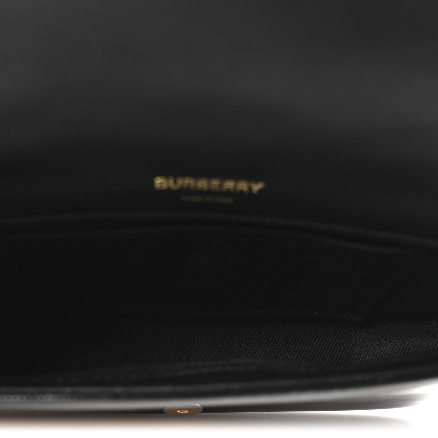 Burberry Patent Quilted Horseferry Print Lola Bum Bag Black