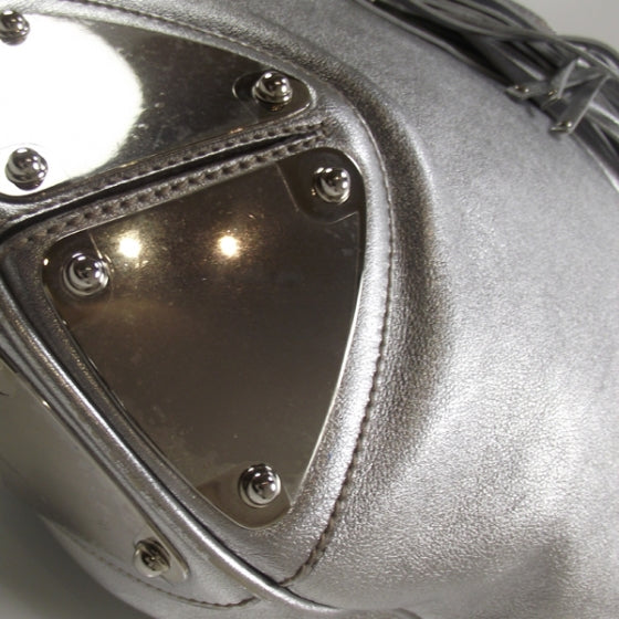 Leather Large Indy Silver