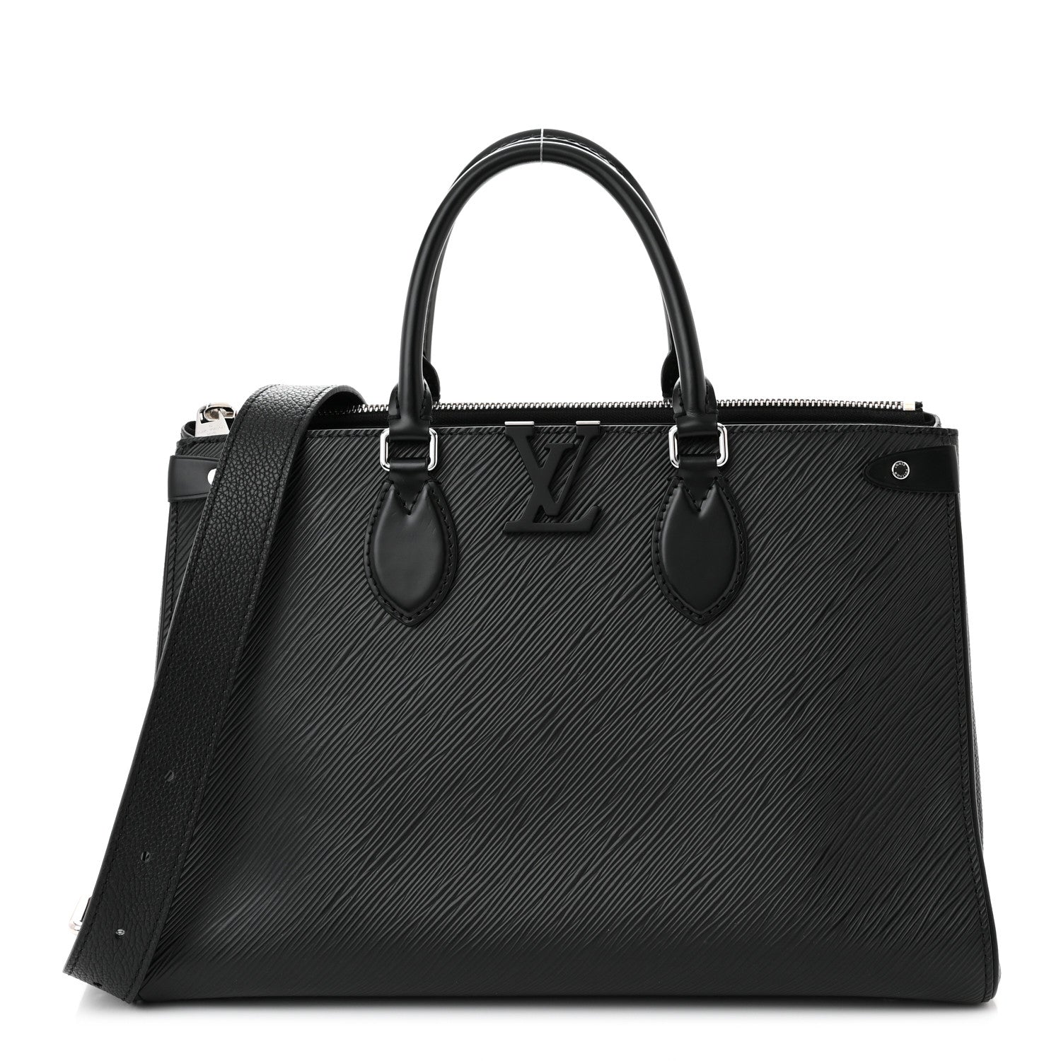 Louis Vuitton Epi Grenelle Tote MM Black 1 of 9