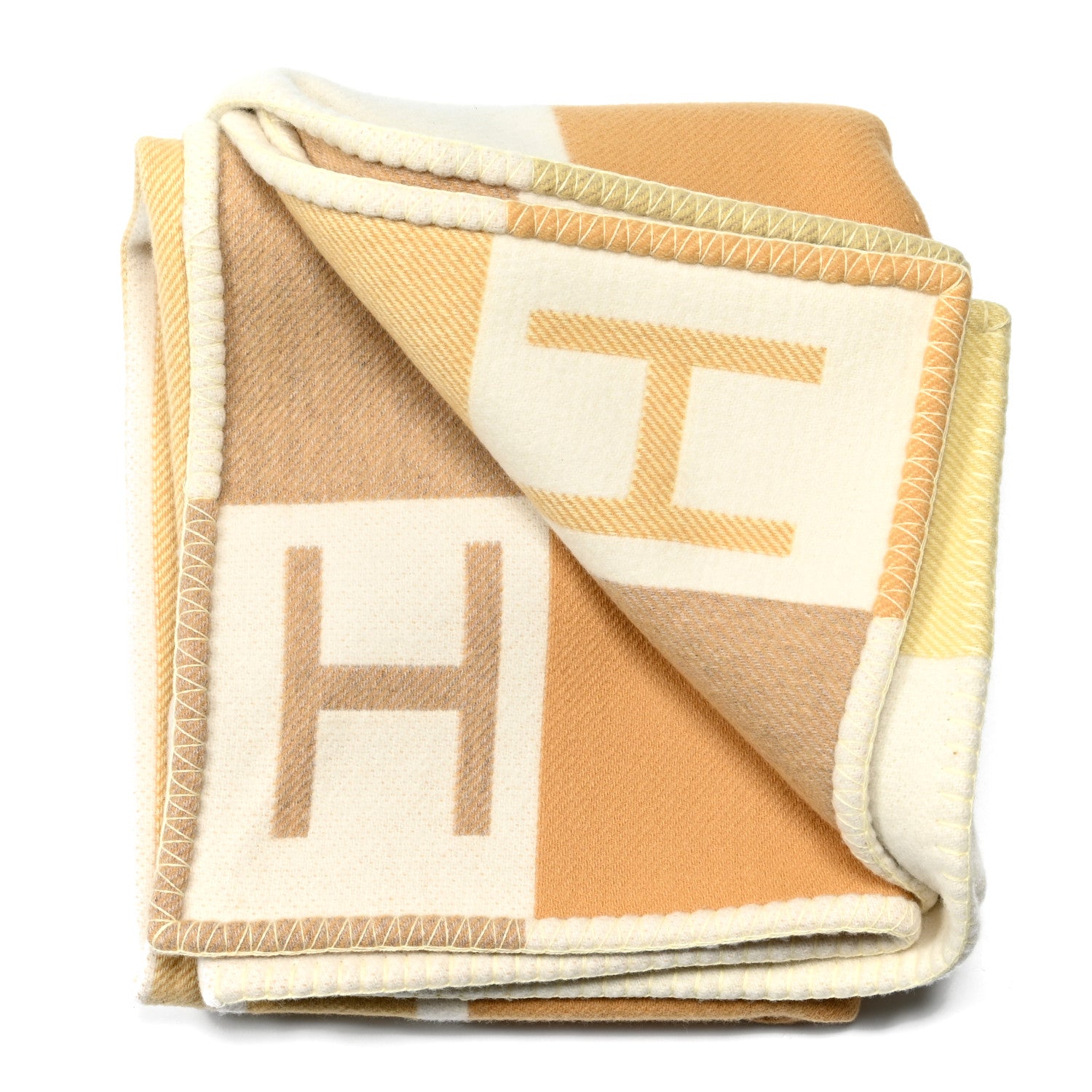 Hermes Cashmere Avalon Blanket Sable 2 of 4