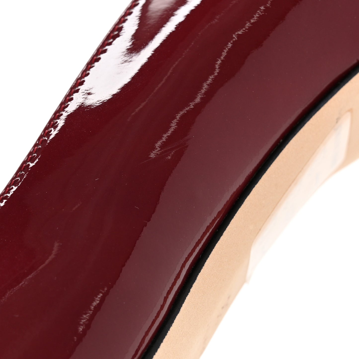 Patent D Glam Pumps 38 Rouge Fonce