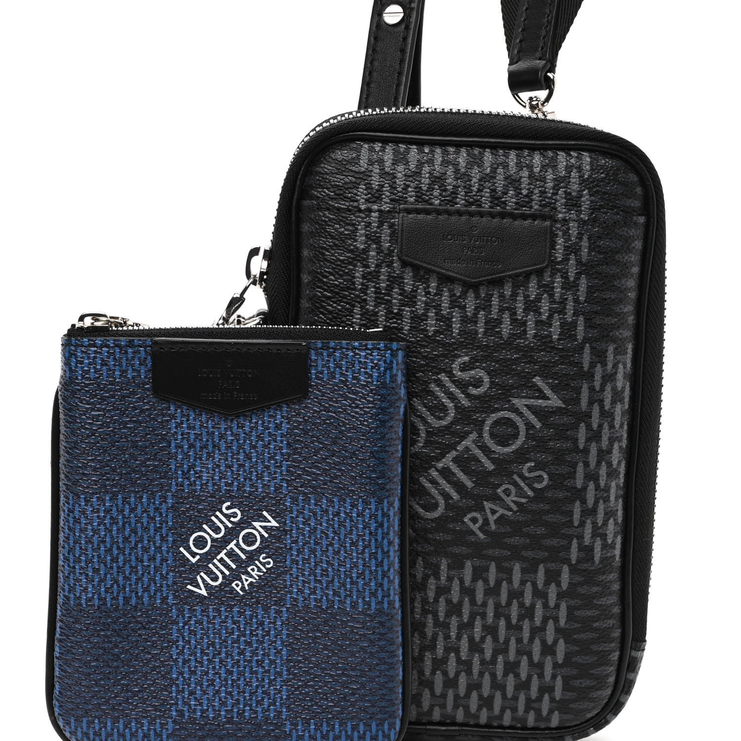 Louis Vuitton Damier Graphite 3D Modular Pouch 7 of 10