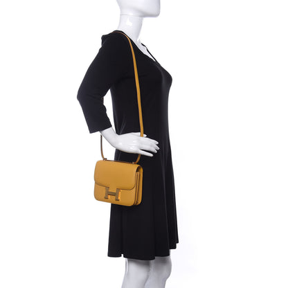Hermes Epsom Constance 18 Jaune Ambre 2 of 10