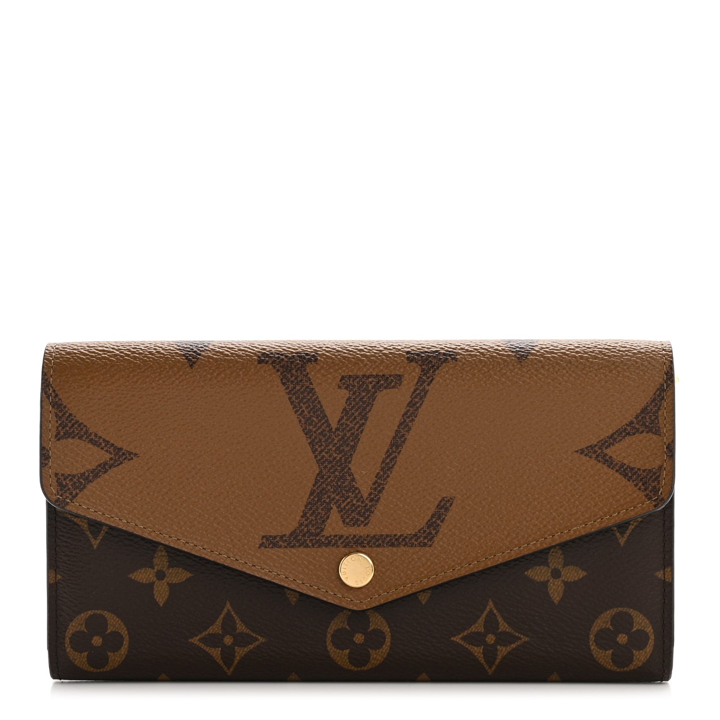 Reverse Monogram Giant Sarah Wallet