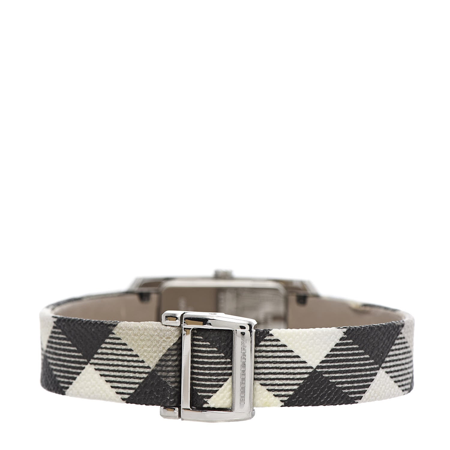 Burberry Stainless Steel Calfskin 20mm Heritage Nova Check Quartz Watch Black BU9505 4 of 6
