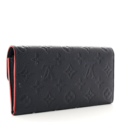 Louis Vuitton Empreinte Emilie Wallet Marine Rouge 3 of 6