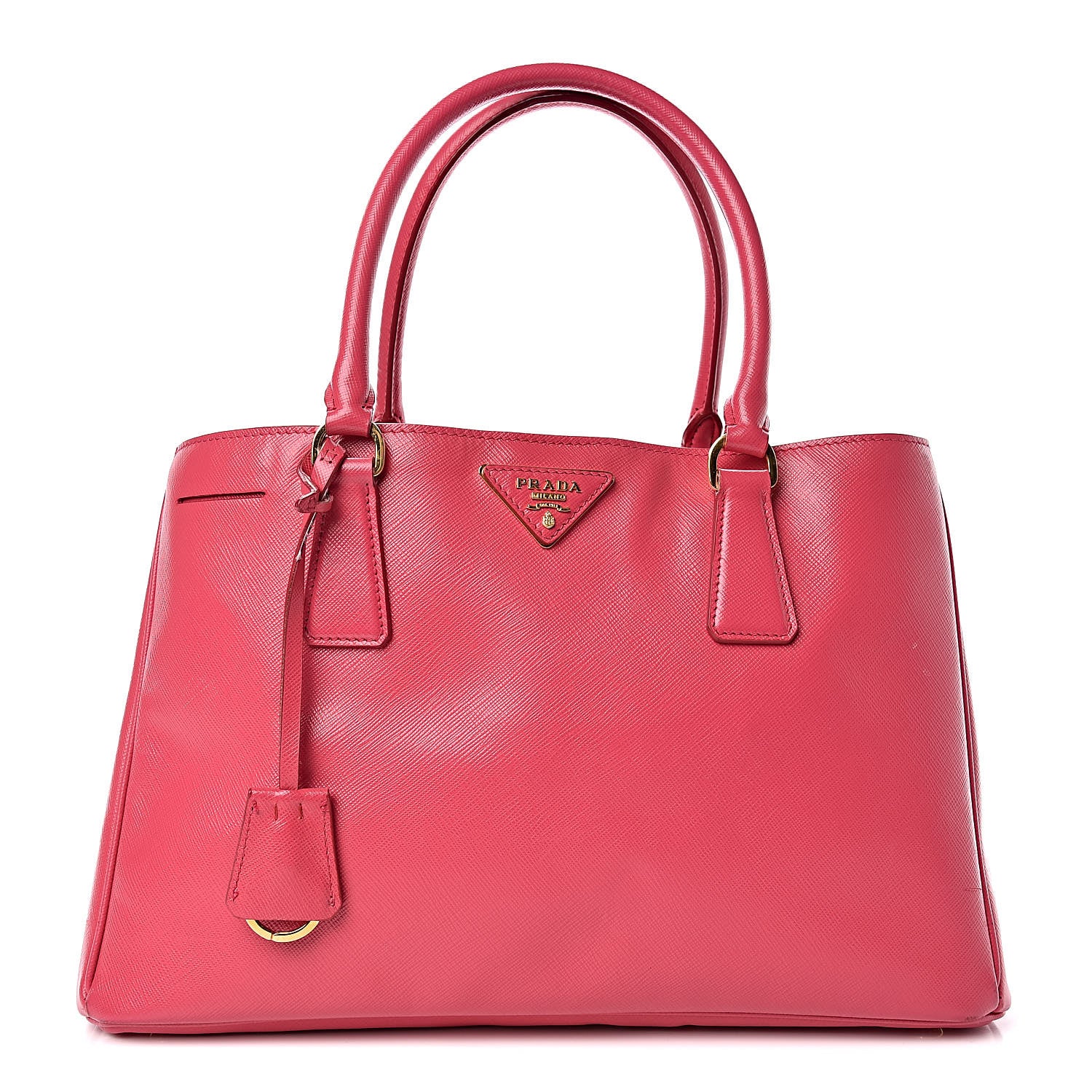Prada Saffiano Lux Small Tote Peonia 1 of 19