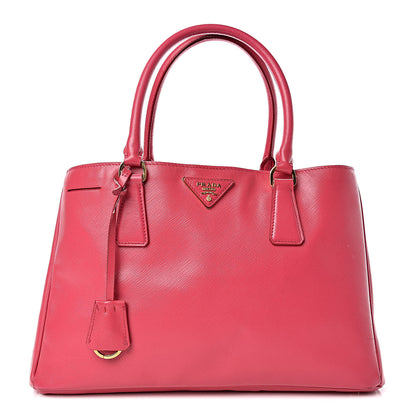 Prada Saffiano Lux Small Tote Peonia 1 of 19