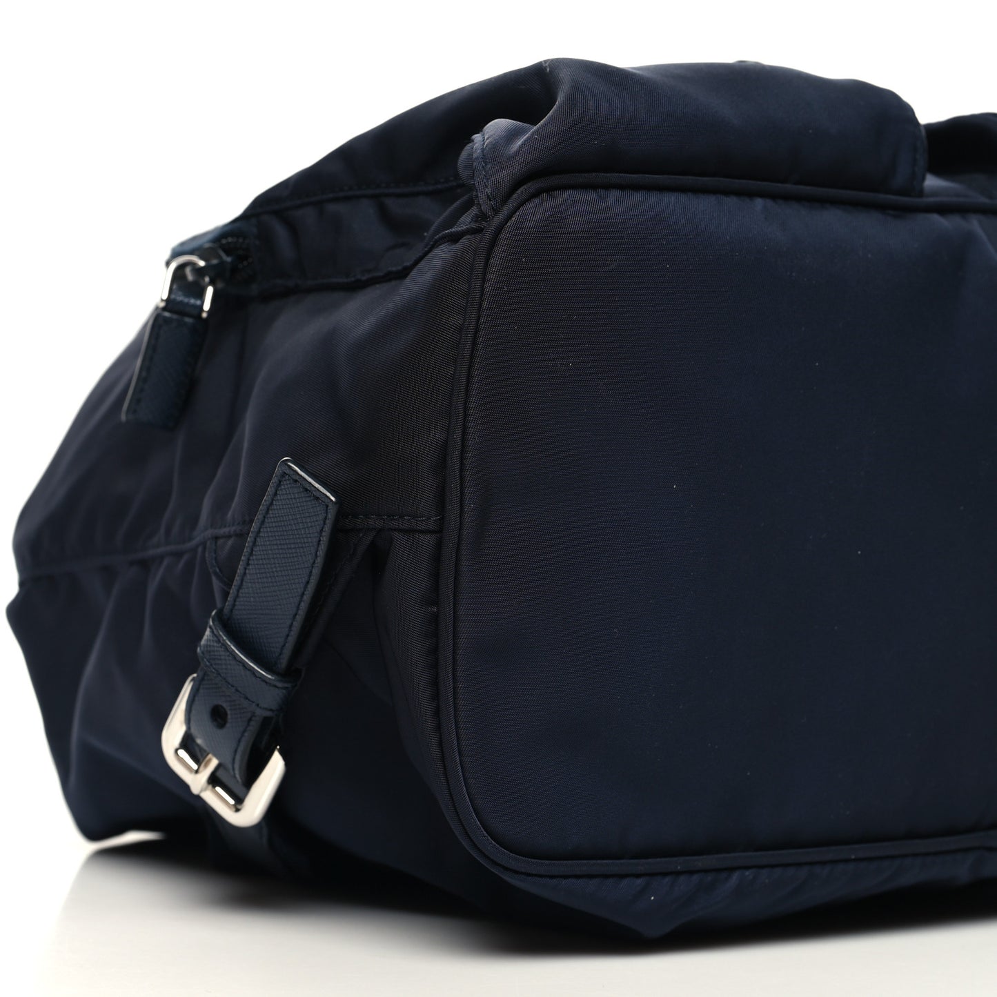 Tessuto Nylon Saffiano Vela Medium Backpack Baltico