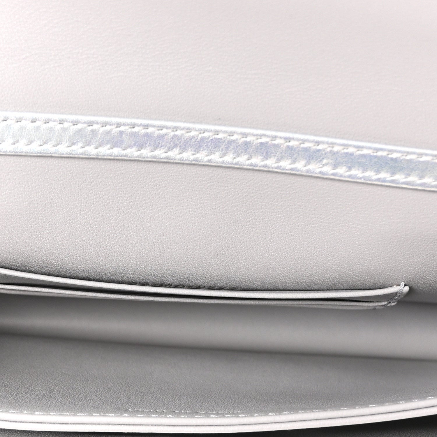 Christian Dior Iridescent Metallic Lambskin Cannage Mini My Dior Bag Silver 5 of 10