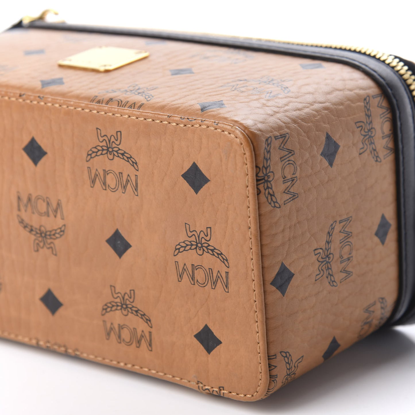 Visetos Rockstar Vanity Case Cognac Black