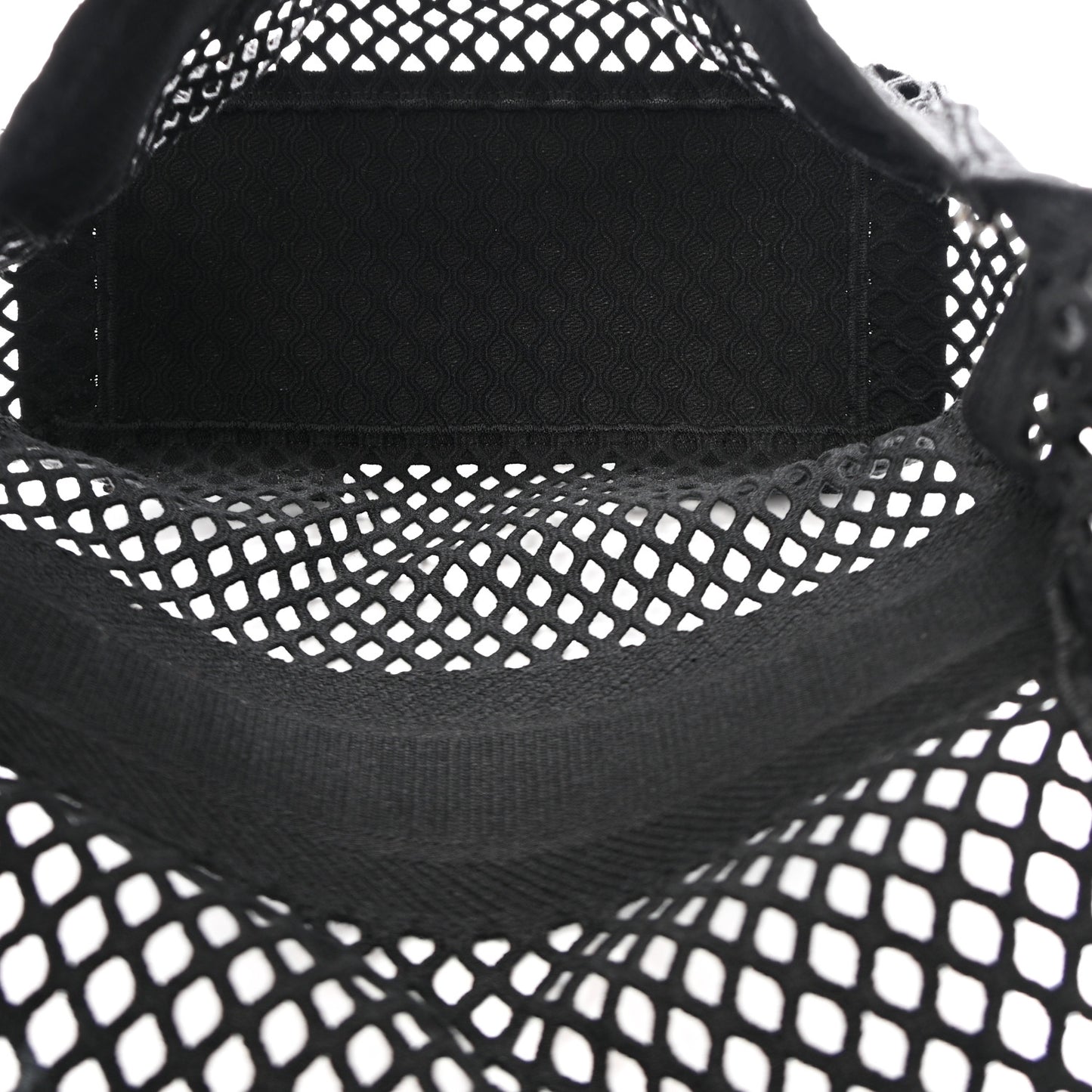 Canvas Embroidered Mesh Diorcamp Messenger Black