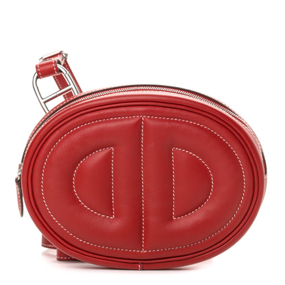Hermes Swift Verso In The Loop Belt Bag Rouge Piment Rose Azalee 1 of 11