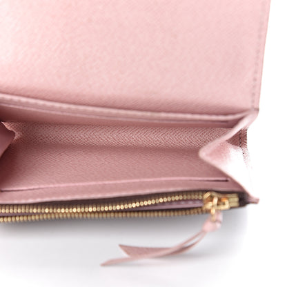 Louis Vuitton Damier Ebene Rosalie Coin Purse Rose Ballerine 5 of 8