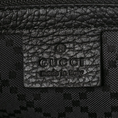 Gucci Pebbled Calfskin Briefcase Black 6 of 8