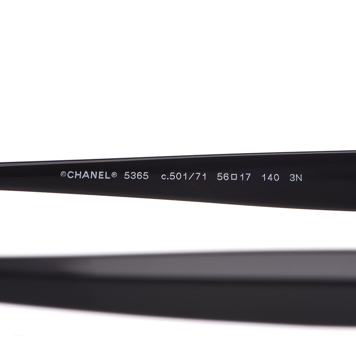 Chanel Acetate Oversized Sunglasses 5365 Black 5 of 7