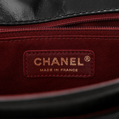 Chanel Glazed Calfskin Quilted Medium Bubble CC Flap Black 6 of 11
