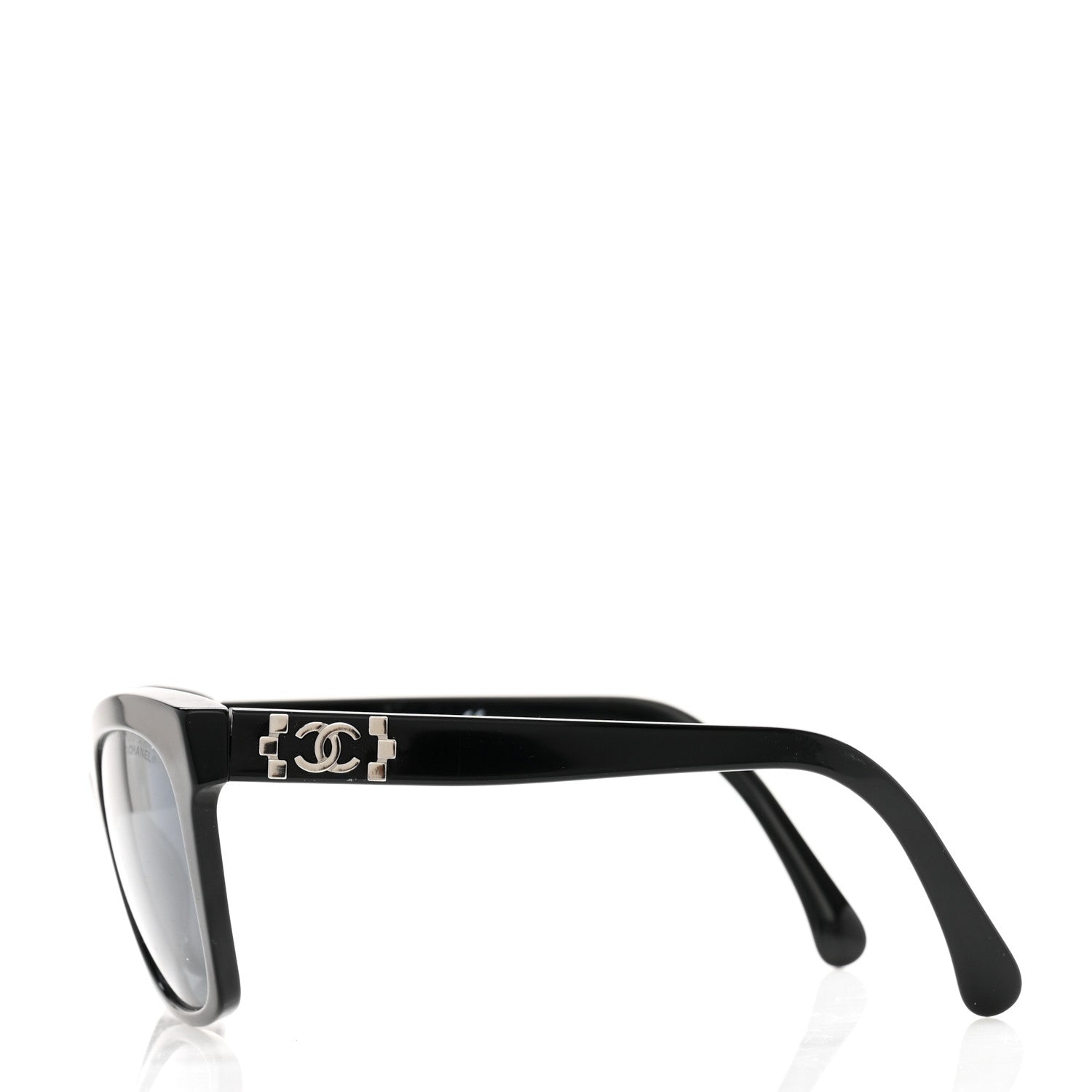 Chanel CC Butterfly Signature Sunglasses 5313 Black 3 of 9