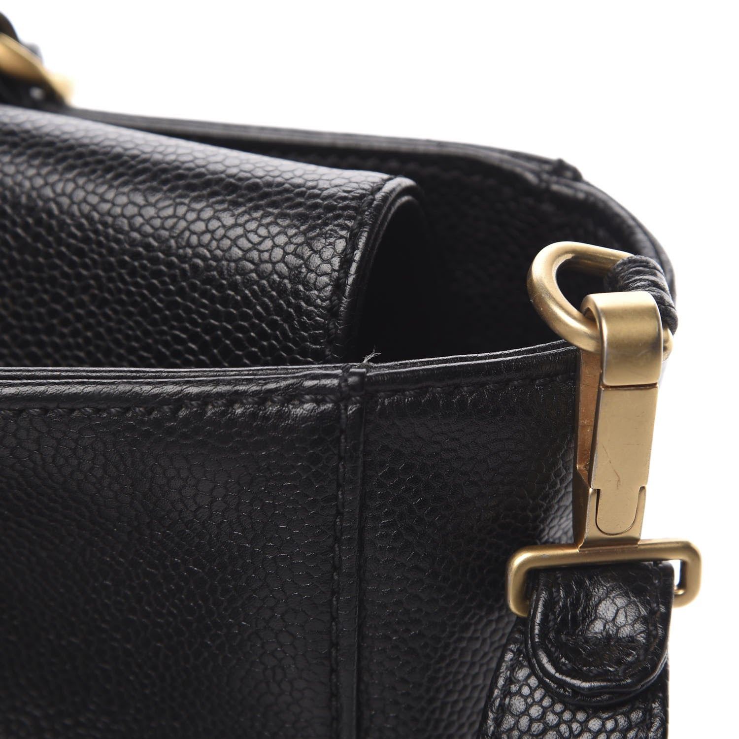 Chanel Caviar CC Tote Black 19 of 20