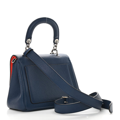 Christian Dior Bullcalf Mini Be Dior Flap Navy 3 of 8