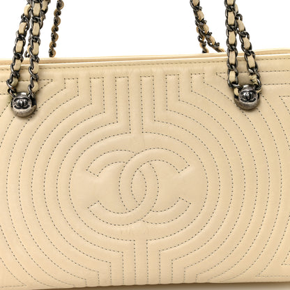 Chanel Glazed Calfskin Quilted Korean Garden Off White 8 of 11